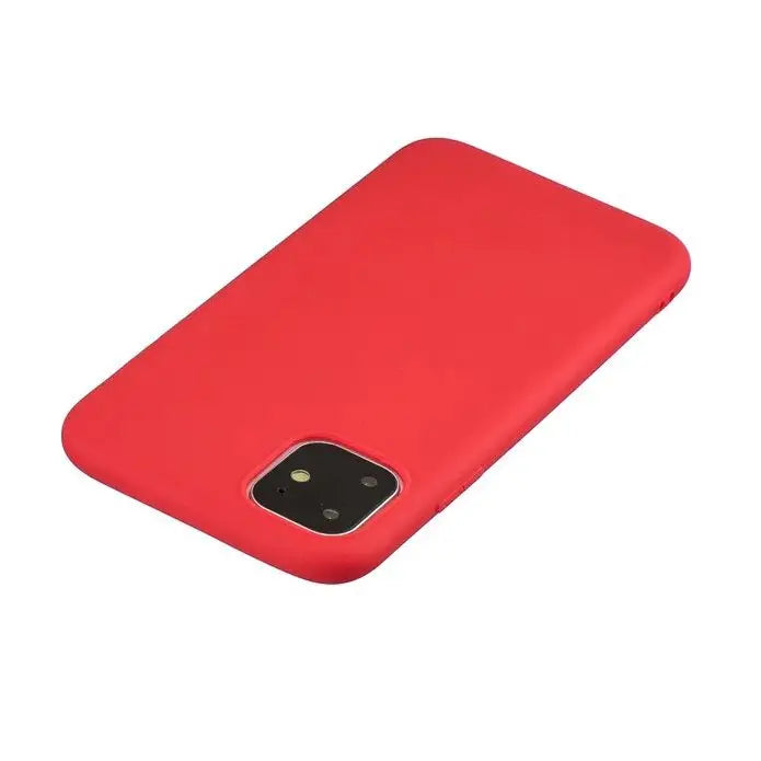 Silicone Case Soft Flexible Rubber Cover for iPhone 11 Pro red - Cell phone cases and covers<<<HurtelXML