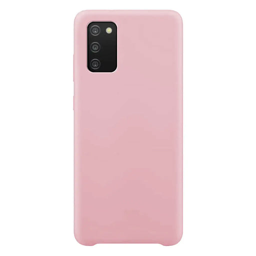 Silicone Case Soft Flexible Rubber Cover for Samsung Galaxy A03s pink - Cell phone cases and covers<<<HurtelXML