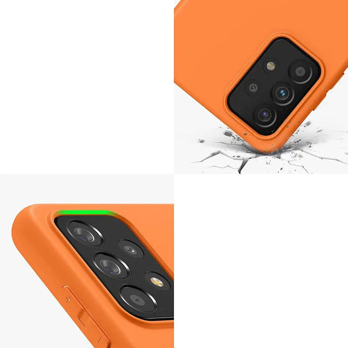 Silicone Case Soft Flexible Rubber Cover for Samsung Galaxy A22 4G red - Cell phone cases and covers<<<HurtelXML