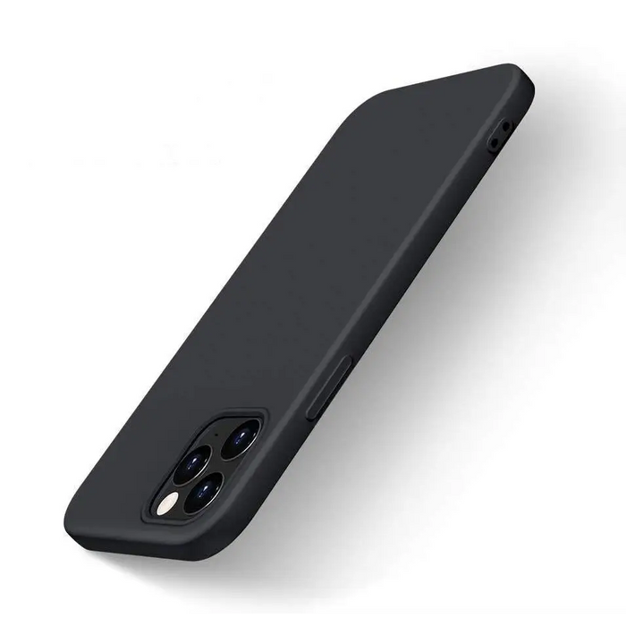 Silicone Case Soft Flexible Rubber Cover for Xiaomi Redmi Note 10 5G / Poco M3 Pro black - Cell phone cases