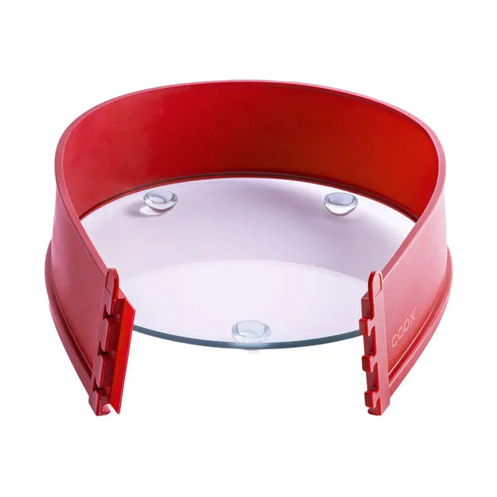 SILICONE MOLD WITH GLASS BASE Ф26Х7/3.4 L RED COOX - Съдове за готвене<<<Домашни потреби<<<Кухня<<<Praktiker