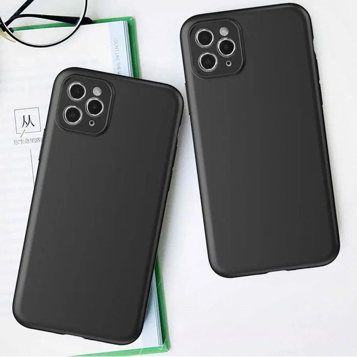 Silicone Soft Case for Honor X6a - black - Cell phone cases and covers<<<HurtelXML