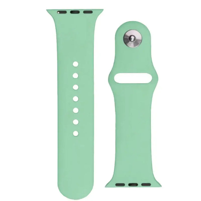 Silicone Strap APS for Apple Watch 42/44/45mm Strap Watch Bracelet - Light Green - Smartwatch straps