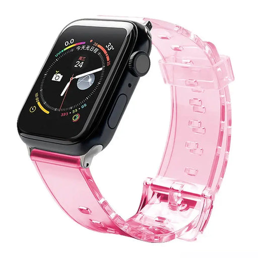 Silicone Strap Bracelet Bracelet Strap Light for Apple Watch 38 / 40 mm - Red - Smartwatch straps and cases<<<HurtelXML