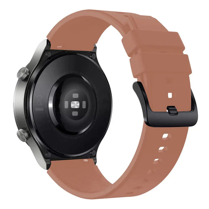 Silicone strap for Huawei Watch GT 2 / 3 / 4 / 2 Pro / 3 Pro / 4 Pro / GT 2e - burgundy - Other cell phone