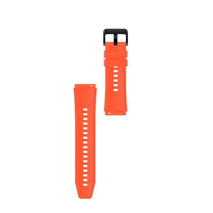 Silicone Strap for Huawei Watch GT 2 / 3 / 4 / 2 Pro / 3 Pro / 4 Pro / GT 2e - Orange - Other cell phone