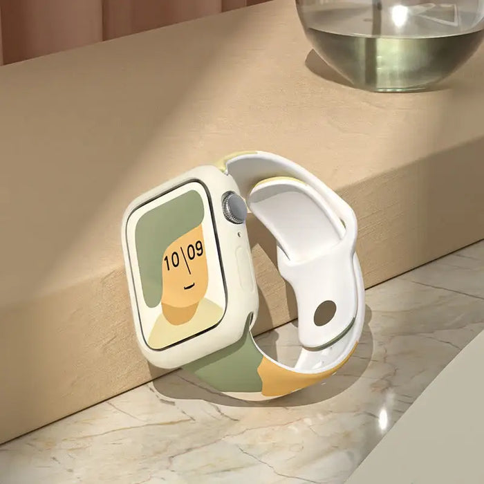 Silicone Strap Moro Watch Bracelet Band for Apple Watch 42 / 44 / 45 / 49 mm - Pattern 6 - Smartwatch straps