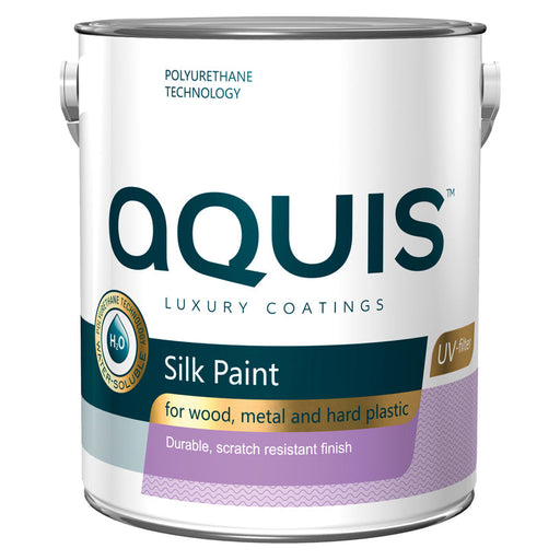 SILK PAINT BRILLIANT WHITE 2.5 L AQUIS - Алкидни и водоразтворими<<<Бои за метал и дърво<<<Бои и лакове<<<Praktiker