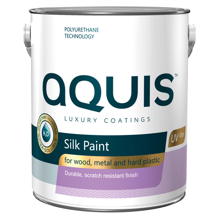 SILK PAINT BRILLIANT WHITE 2.5 L AQUIS - Алкидни и водоразтворими<<<Бои за метал и дърво<<<Бои и лакове<<<Praktiker