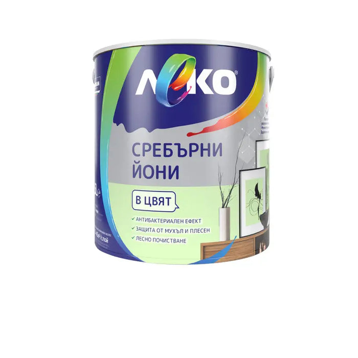 SILVER IONS BAMBOO 2.5 L LEKO - Цветни интериорни бои<<<Интериорни бои<<<Подови и стенни покрития<<<Praktiker