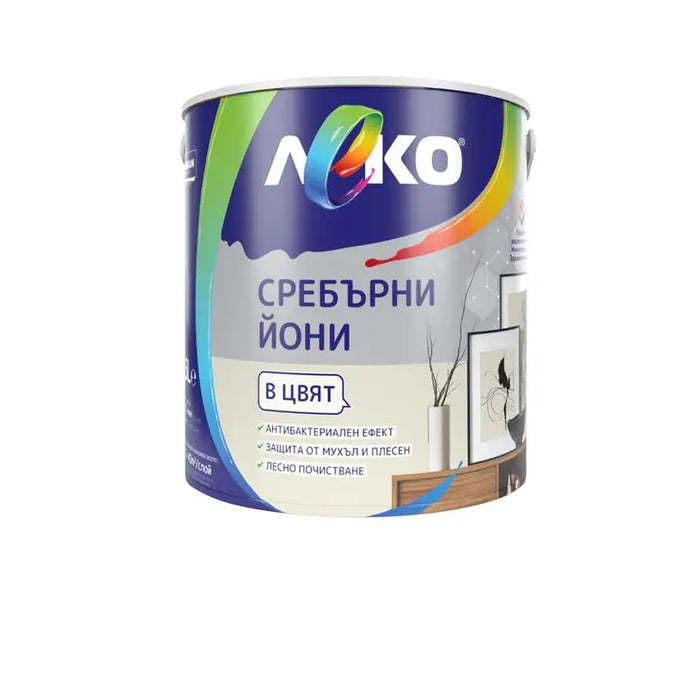 SILVER IONS MOCHA 2.5 L LEKO - Цветни интериорни бои<<<Интериорни бои<<<Подови и стенни покрития<<<Praktiker&&&Цветни
