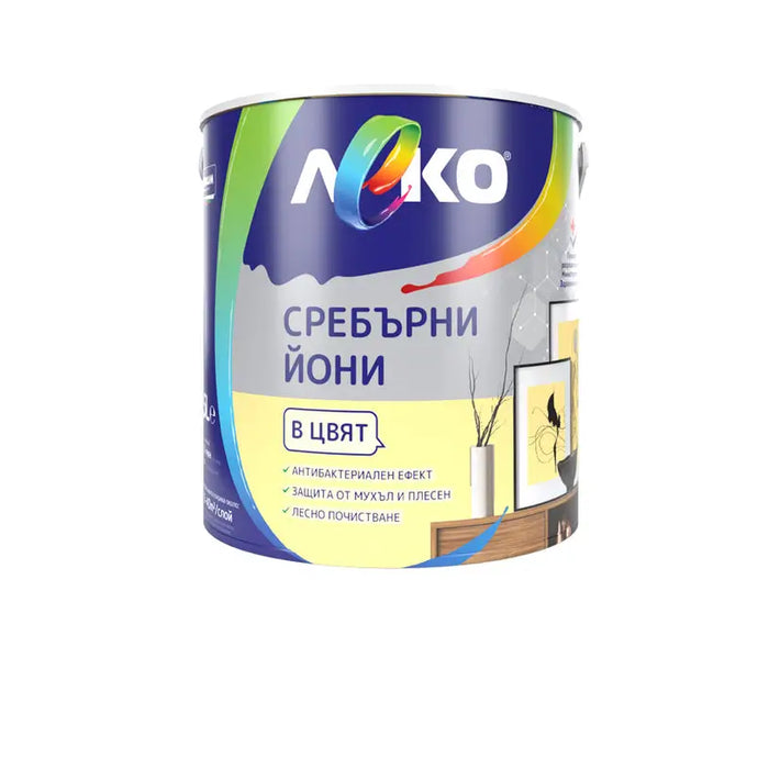 SILVER IONS SUNNY MORNING 2.5 L LEKO - Цветни интериорни бои<<<Интериорни бои<<<Подови и стенни