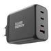 Silver Monkey SMA153 200W GaN charger 3xUSB-C PD USB-A QC 3.0 - black - Cell phone USB charger<<<HurtelXML