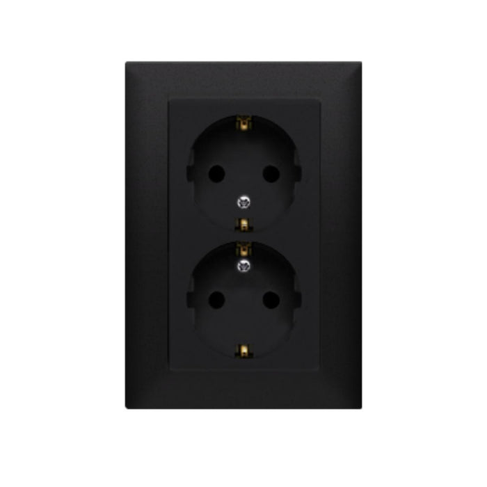 CONTACT DOUBLE CHOCOLATE BLACK MAT SIMON BASIC