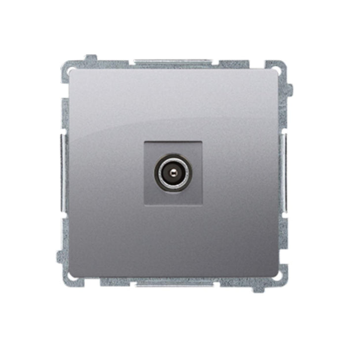 STAINLESS STEEL TV SOCKET SIMON BASIC