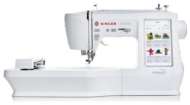 SINGER Sewing machine embroidery machine SE 9185 WiFi Electric current White