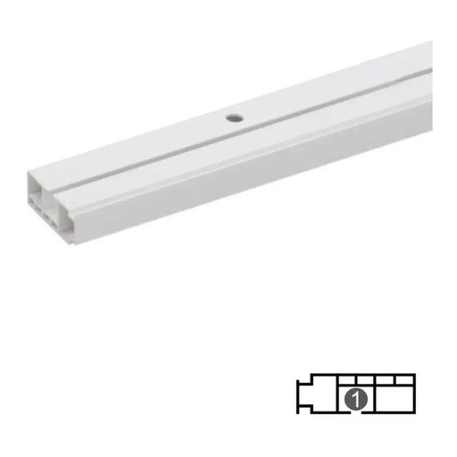 SINGLE-CHANNEL PVC MOLDING KARPOL 300 CM. - Корнизи<<<Корнизи щори и пердета<<<Мебели и интериор<<<Praktiker
