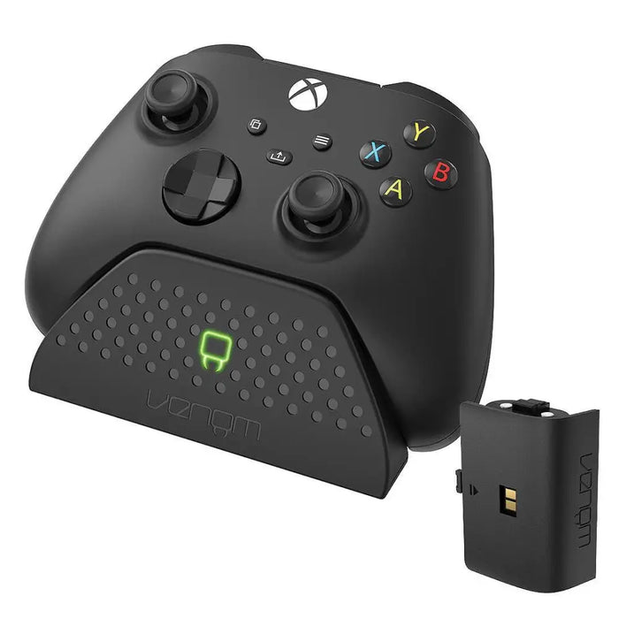 Single Charging Dock for Xbox Series X/S/One with Venom Battery Black VS2880 - Плеър DVD<<<Конзоли и аксесоари<<<ТВ