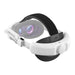 Single-Point-Charging Battery Head Strap 6400mAh Kiwi Design Q31-SPCU for Meta Quest 3 White - VR