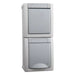 SINGLE-POLE SWITCH + CONTACT IP54 PANASONIC Pacific - Ключове и контакти<<<Електроматериали<<<Praktiker&&&Ключове и