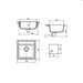 Sink TEKA Menorca 50 S-TG OPAL BEIGE - Еднокоритни мивки за вграждане<<<Мивки за вграждане<<<Уреди за