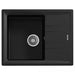 Sink TEKA STONE 45 S-TG BLACK - Еднокоритни мивки за вграждане<<<Мивки за вграждане<<<Уреди за вграждане<<<TechnoMix