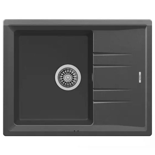 Sink TEKA STONE 45 S-TG DARK GRAY - Еднокоритни мивки за вграждане<<<Мивки за вграждане<<<Уреди за вграждане<<<TechnoMix