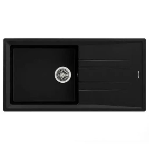 Sink TEKA STONE 60 L-TG black - Еднокоритни мивки за вграждане<<<Мивки за вграждане<<<Уреди за вграждане<<<TechnoMix