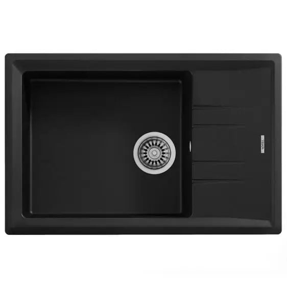 Sink Teka Stone 60 S-TG Black - Еднокоритни мивки за вграждане<<<Мивки за вграждане<<<Уреди за