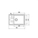 Sink TEKA STONE 60 S-TG GRAY METALLIC - Еднокоритни мивки за вграждане<<<Мивки за вграждане<<<Уреди за