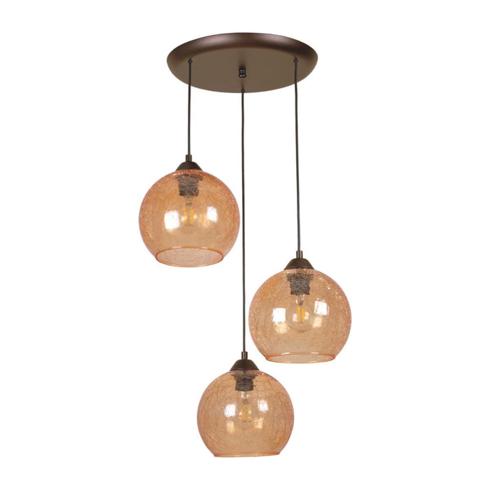 CHANDELIER ORLANDO PATINA 3XE27 1910-CU