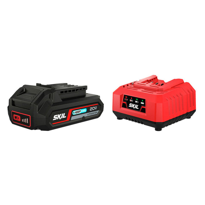 BATTERY AND CHARGER 18 V 2.5 AH SKIL KEEP COOL BC1E3110AA