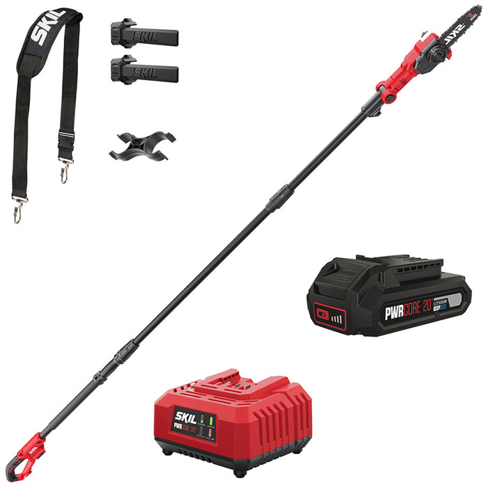 BATTERY TELESCOPIC CHAINSAW SKIL GV1E0650CA 18 V, NUMBER OF BATTERIES 1, 2.00 Ah, BAR LENGTH 20.00 cm