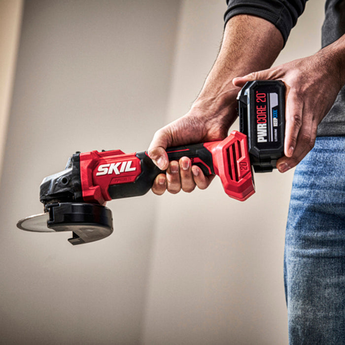 CORDLESS BRUSHLESS ANGLE GRINDER SKIL AG1E3923CA 18 V, 125 mm, 2.00 Ah, NUMBER OF BATTERIES 1