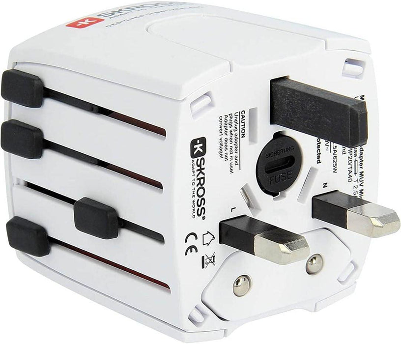 Adapter SKROSS Micro muv 1.102500, World, White