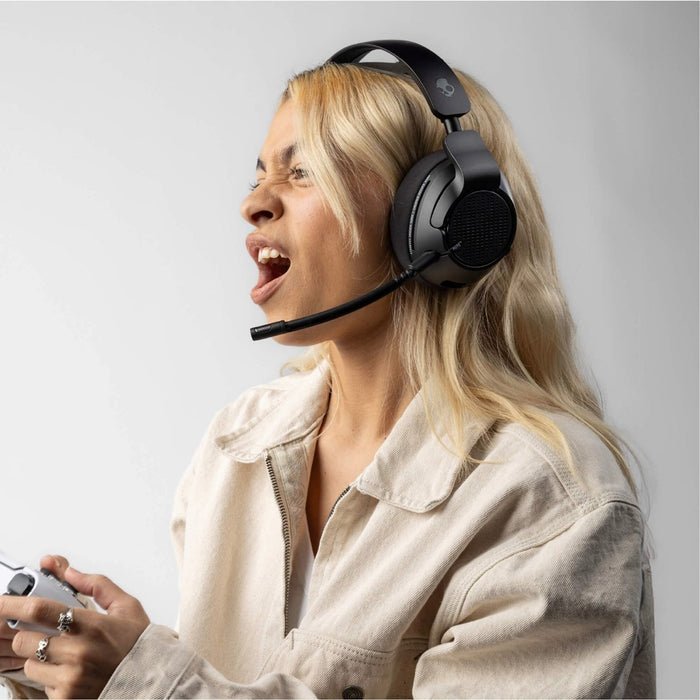 Skullcandy Crusher PLYR 720 Bluetooth Wireless Over-ear Headphones with Mic, BT 5.3, for XBOX, Black EU (S6PXW-T964)