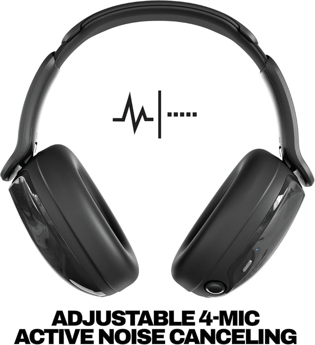 Skullcandy Hesh 540 Bluetooth Wireless Over-ear Headphones, BT 5.3, ANC 4, Black EU (S6HAW-T740)