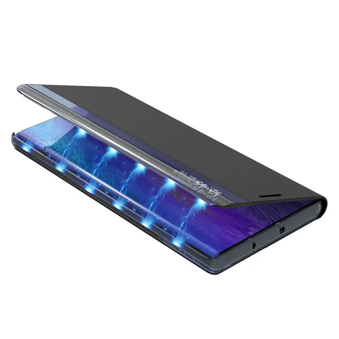 Sleep Case Bookcase Type Case with Smart Window for Samsung Galaxy A22 5G blue - Cell phone cases and covers<<<HurtelXML