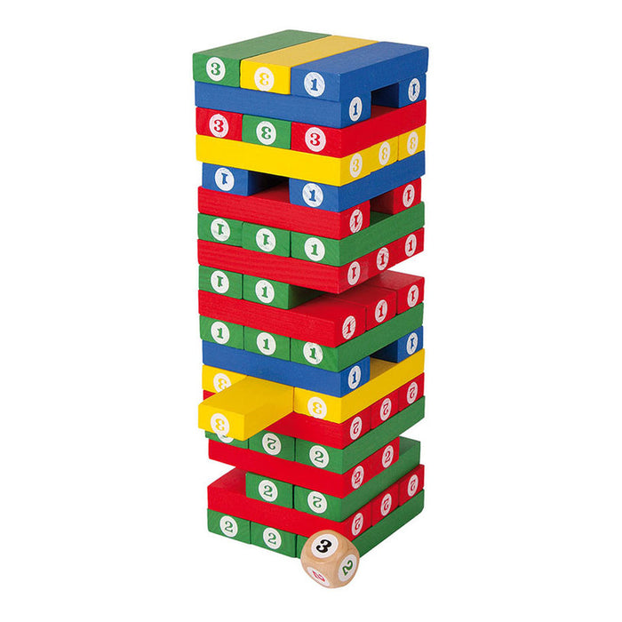 SMALL FOOT JENGA GAME - COLOR BY NUMBERS