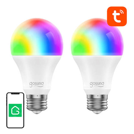 Smart Bulb WiFi RGB LED Gosund WB4-2 E27 (2-pack) Tuya - LED bulbs<<<Lighting<<<Smart Home<<<InnproXML