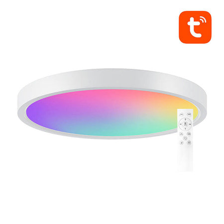 Smart ceiling lamp 30cm WiFi/Bluetooth 16M RGBCW Gosund LB12 1920lm Tuya + Remote Control. - Ceiling