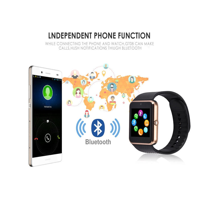 Smart watch GT08 SIM card, Bluetooth