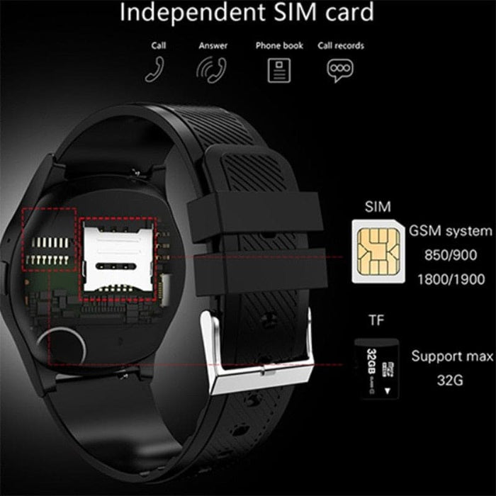 Smart watch L9 camera, SIM card, steps Monitoring sleep