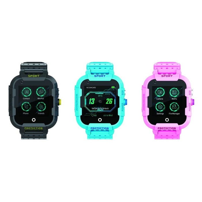 Smart watch for children and students T1 IPX7 Waterproof, 4G, camera, GPS WI-FI, SOS video call control, location