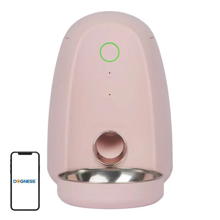 Smart food dispenser with plastic bowl WIFI mini Dogness (pink)) - Bowls<<<Food Dispensers<<<Pets<<<InnproXML