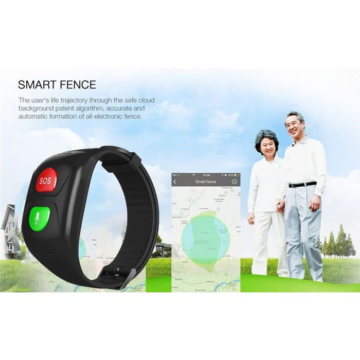 Smart bracelet remote monitoring of health indicators adults and children Vektros VS18, GPS tracking, SIM card, SOS button and call, pulse, blood pressure, alarm falling