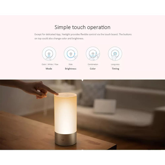 Smart Lamp bedside table Xiaomi Mijia - Bluetooth, WiFi, App