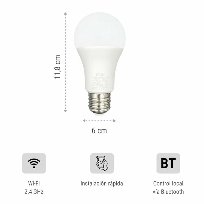 Smart Light bulb Konyks e27 White F E27 (6500 K) (1 Unit) - Декорация и Осветление<<<Дом Градина<<<BigBuy&&&LED