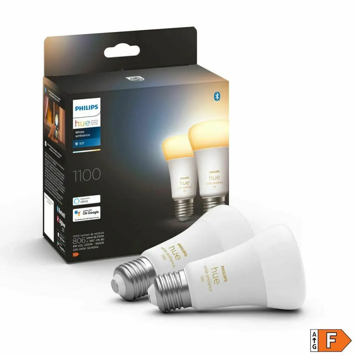 Smart Light bulb Philips Pack de 2 E27 White F E27 (2200K) (6500 K) - Декорация и Осветление<<<Дом
