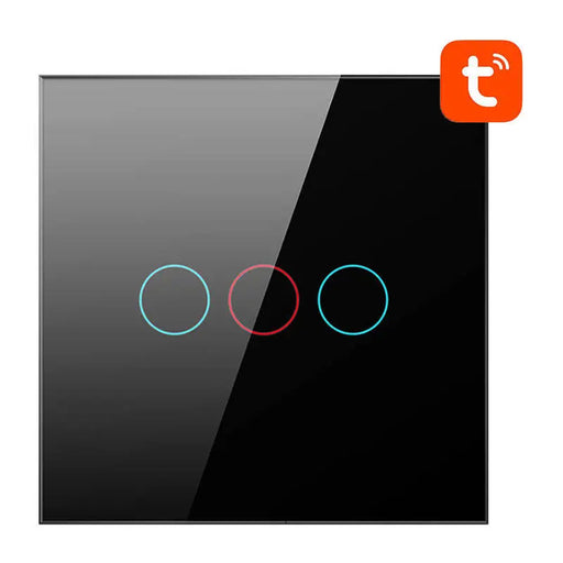 Smart Light Switch WiFi Avatto TS02-EU-B3 3 Way TUYA (black) - Switches<<<Control devices<<<Smart Home<<<InnproXML